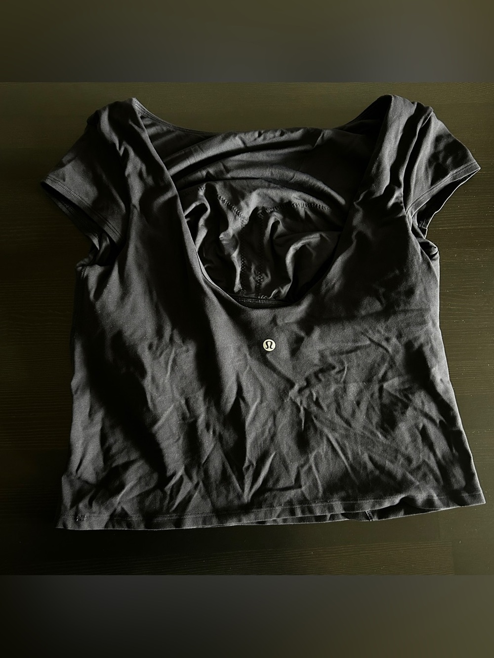 lululemon Align™ Scoop-Back Short-Sleeve Shirt B–D Cups -- Nightmouth (size 12) - Picture 2 of 7